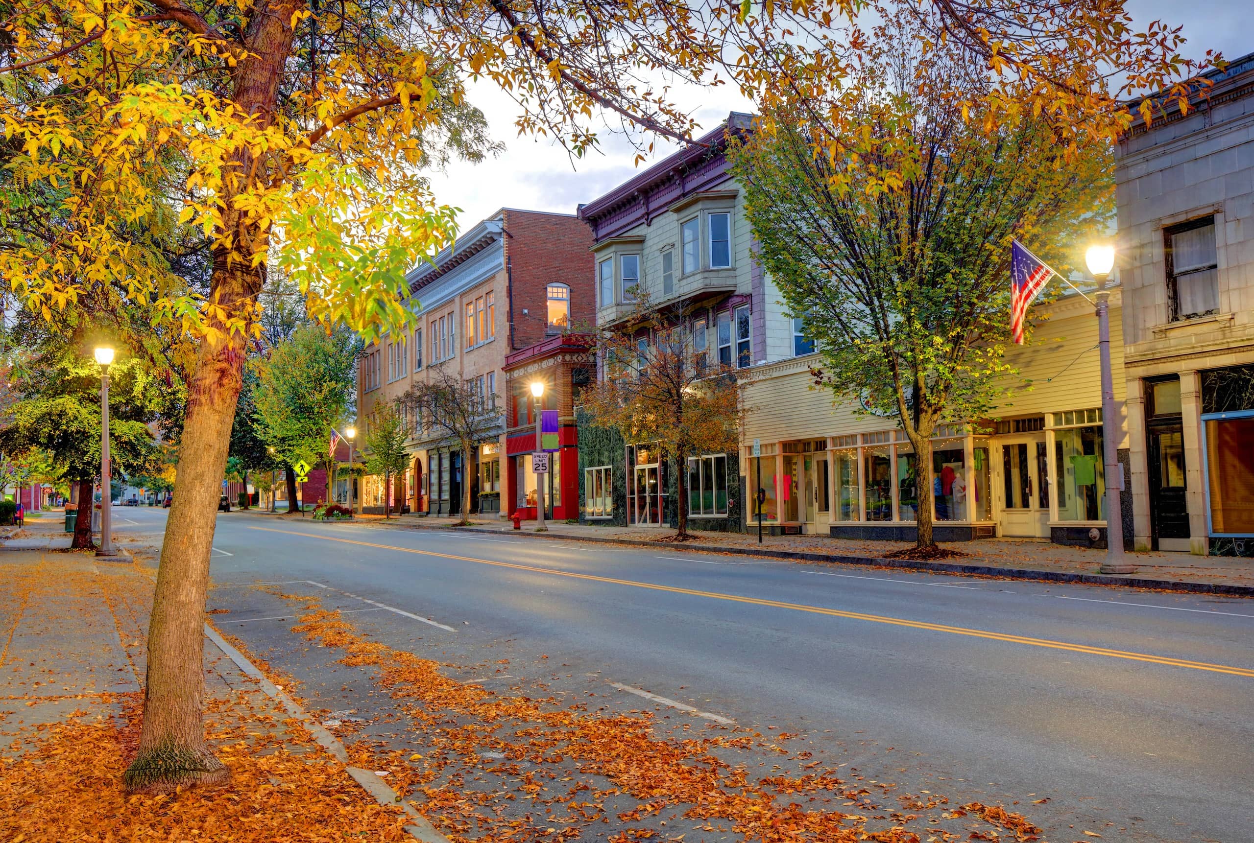 downtown Vermont