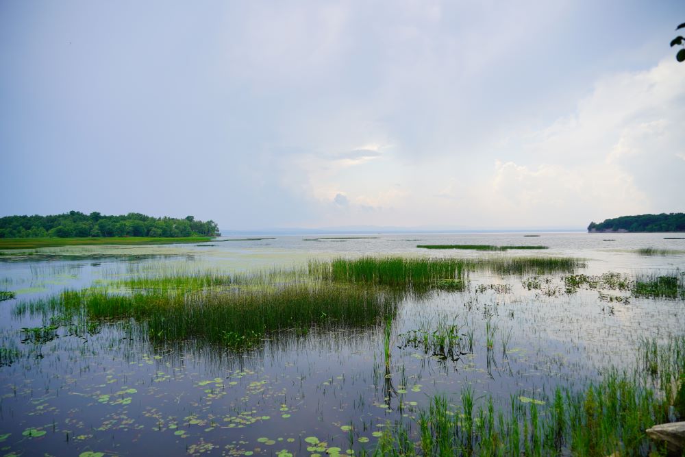 Landscape of Lake Champlain