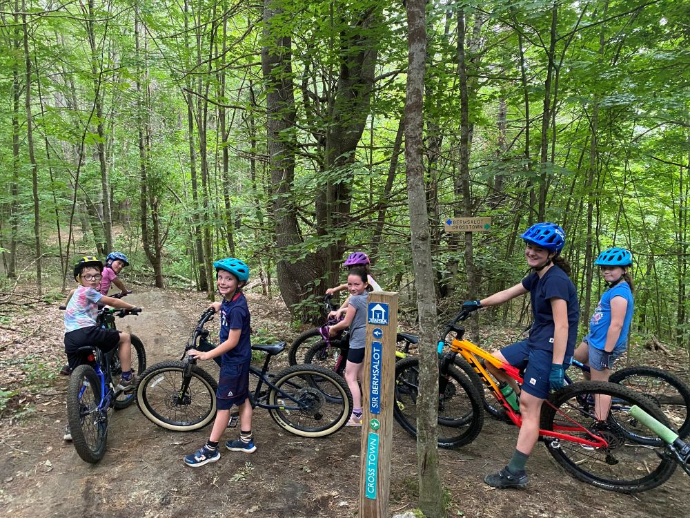 A 2024 Laurance & Mary Rockefeller Fund grant recipient, Woodstock Area Mountain Bike Association, creates community for all ages through the bike trails it maintains.